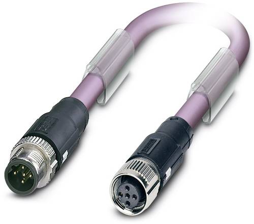 Phoenix Contact 1518290 Sensor-/Aktor-Datensteckverbinder, konfektioniert M12 Stecker, gerade, Buchs von Phoenix Contact