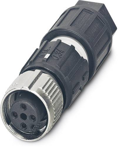 Phoenix Contact 1521588 Sensor-/Aktor-Steckverbinder, unkonfektioniert M12 Buchse, gerade Polzahl: 4 von Phoenix Contact