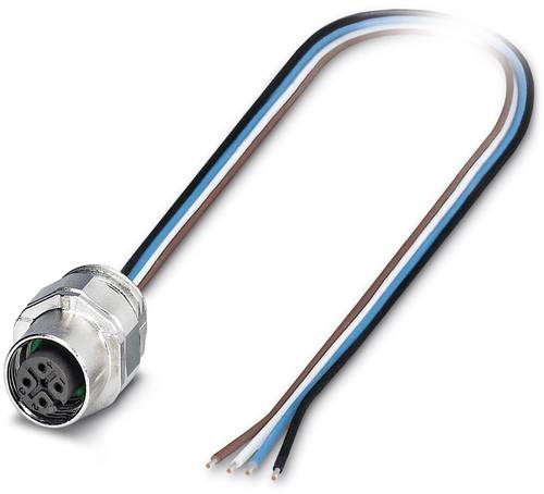 Phoenix Contact 1523447 Sensor-/Aktor-Einbausteckverbinder M12 Buchse, Einbau 0.50m Polzahl: 4 1St. von Phoenix Contact