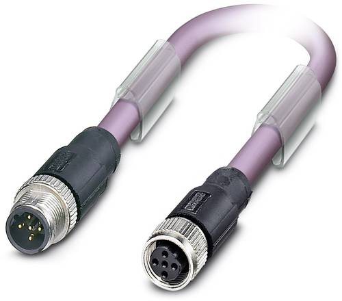 Phoenix Contact 1530249 Sensor-/Aktor-Datensteckverbinder, konfektioniert M12 Stecker, gerade, Buchs von Phoenix Contact