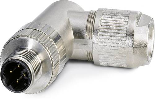 Phoenix Contact 1554539 Sensor-/Aktor-Datensteckverbinder M12 Stecker, gewinkelt Polzahl: 4 1St. von Phoenix Contact