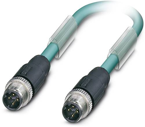 Phoenix Contact 1569456 Sensor-/Aktor-Datensteckverbinder, konfektioniert M12 Stecker, gerade 1.00m von Phoenix Contact