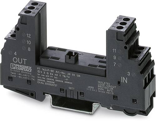 Phoenix Contact 2856126 PT 1X2+F-BE Überspannungsschutz-Sockel 10er Set Überspannungsschutz für: Phoenix Contact 2856126 PT 1X2+F-BE Überspannungsschutz-Sockel 10er Set Überspannungsschutz für: von Phoenix Contact