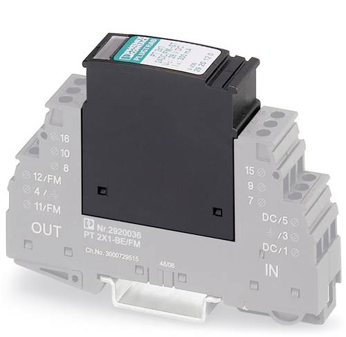 Phoenix Contact 2920120 PT 2X1-24DC/FM-ST Überspannungsschutz-Ableiter steckbar 10er Set Überspann Phoenix Contact 2920120 PT 2X1-24DC/FM-ST Überspannungsschutz-Ableiter steckbar 10er Set Überspann von Phoenix Contact