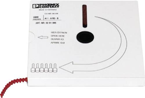 Phoenix Contact 3201385 Aderendhülse 1mm² Teilisoliert Rot 1000St. Phoenix Contact 3201385 Aderendhülse 1mm² Teilisoliert Rot 1000St. von Phoenix Contact