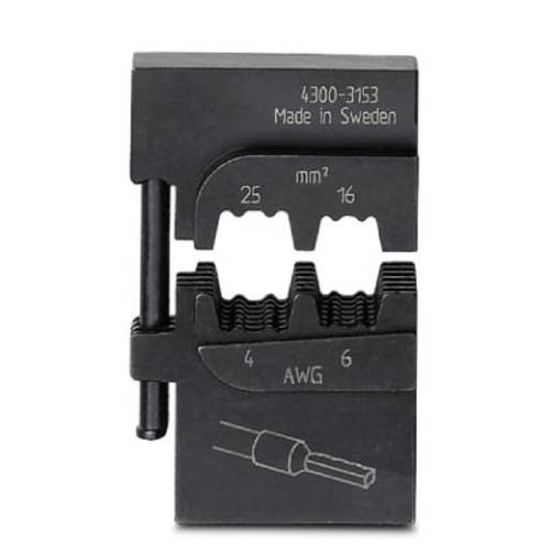Phoenix Contact CRIMPFOX-M 25/DIE 1212081 Crimpgesenk Aderendhülsen 16 bis 25mm² Passend für Mark Phoenix Contact CRIMPFOX-M 25/DIE 1212081 Crimpgesenk Aderendhülsen 16 bis 25mm² Passend für Mark von Phoenix Contact
