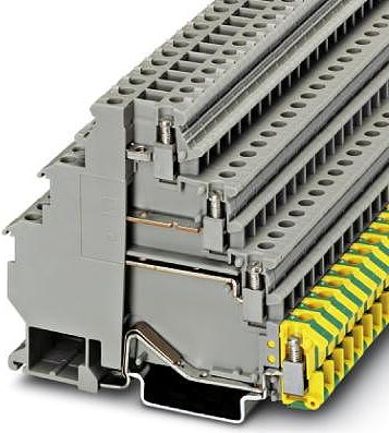 Phoenix Contact Durchgangsreihenklemme DLKB 2,5-PE Grau - 1 Stück (3011038) von Phoenix Contact