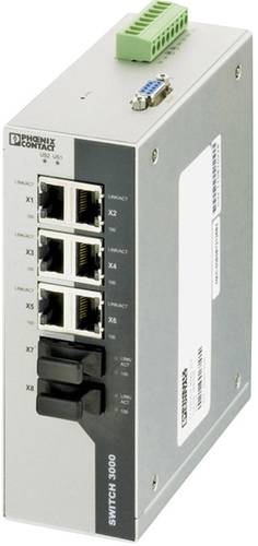 Phoenix Contact FL SWITCH 3006T-2FX SM Industrial Ethernet Switch 10 / 100MBit/s von Phoenix Contact