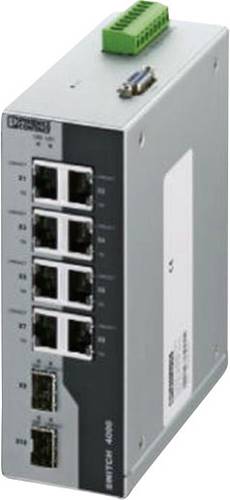 Phoenix Contact FL SWITCH 4008T-2SFP Industrial Ethernet Switch 10 / 100 / 1000MBit/s von Phoenix Contact