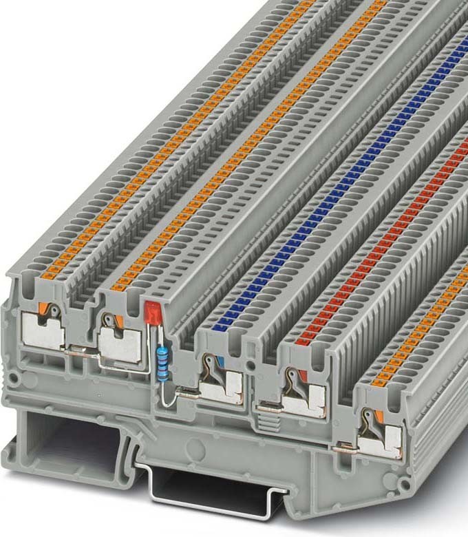 Phoenix Contact Initiatoren-/Aktorenklemme PTIO1,5/S/4-LED 24RD 3244517 von Phoenix Contact