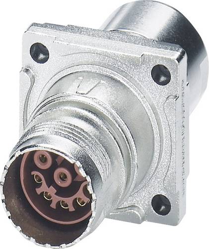 Phoenix Contact M17 Compact Steckverbinder Wanddurchführung 1618801 ST-08S1N8ACK02S Silber Inhalt: von Phoenix Contact
