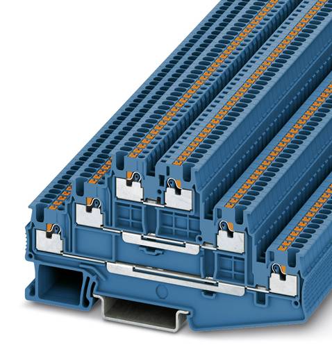 Phoenix Contact PT 1,5/S-3L BU 3213726 Mehrstockklemme Polzahl (num): 6 0.14mm² 1.5mm² Blau 50St. von Phoenix Contact