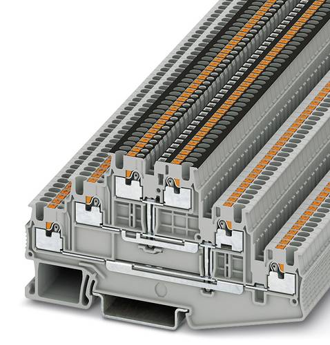 Phoenix Contact PT 1,5/S-3PV 3213742 Mehrstockklemme Polzahl (num): 6 0.14mm² 1.5mm² Grau 50St. von Phoenix Contact