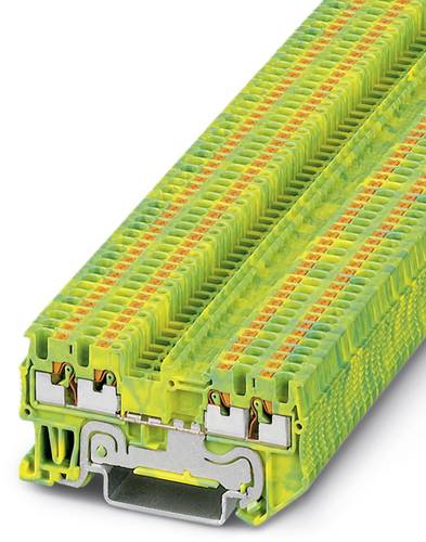Phoenix Contact PT 1,5/S-QUATTRO-PE 3208333 Dreistock-Schutzleiterklemme Polzahl (num): 4 0.14mm² 1 von Phoenix Contact