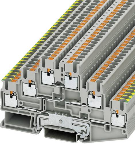 Phoenix Contact PT 2,5-PE/L/L 3210541 Dreistock-Schutzleiterklemme Polzahl (num): 6 0.14mm² 2.5mm² von Phoenix Contact