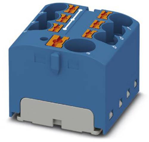 Phoenix Contact PTFIX 10/6X4-G BU 3273990 Verteilerblock Polzahl (num): 7 0.2mm² 6mm² Blau 8St. von Phoenix Contact