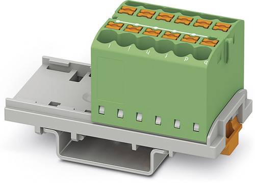 Phoenix Contact PTFIX 12X2,5-NS35 GN 3273030 Verteilerblock 0.14mm² 2.50mm² Grün 8St. von Phoenix Contact