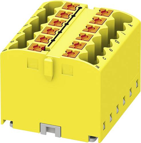Phoenix Contact PTFIX 12X2,5 YE 3273292 Verteilerblock 0.14mm² 2.50mm² Gelb 8St. von Phoenix Contact