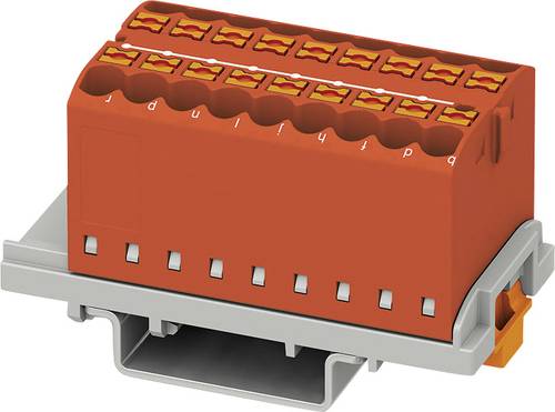 Phoenix Contact PTFIX 18X2,5-NS35 RD 3273048 Verteilerblock 0.14mm² 2.50mm² Rot 8St. von Phoenix Contact