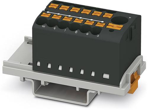 Phoenix Contact PTFIX 6/12X2,5-NS35 BK 3273102 Verteilerblock 0.14mm² 2.50mm² Schwarz 8St. von Phoenix Contact