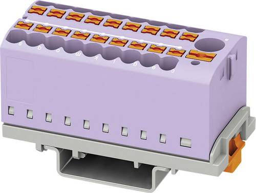 Phoenix Contact PTFIX 6/18X2,5-NS35 VT 3273126 Verteilerblock 0.14mm² 2.50mm² Violett 8St. Phoenix Contact PTFIX 6/18X2,5-NS35 VT 3273126 Verteilerblock 0.14mm² 2.50mm² Violett 8St. von Phoenix Contact