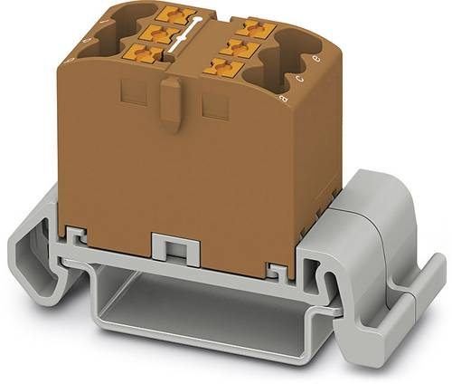 Phoenix Contact PTFIX 6X2,5-NS35A BN 3273142 Verteilerblock 0.14mm² 2.50mm² Braun 10St. von Phoenix Contact