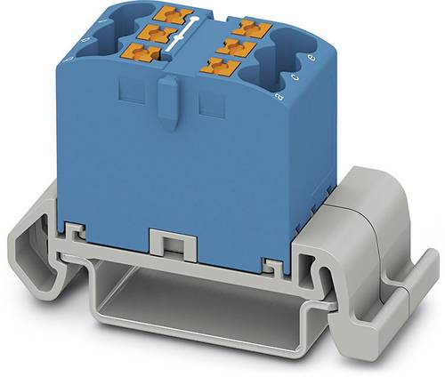 Phoenix Contact PTFIX 6X2,5-NS35A BU 3273134 Verteilerblock 0.14mm² 2.50mm² Blau 10St. von Phoenix Contact