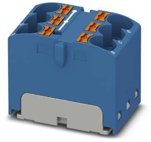 Phoenix Contact PTFIX 6X4-G BU 3273924 Verteilerblock 0.2mm² 6mm² Blau 10St. von Phoenix Contact