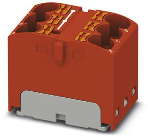Phoenix Contact PTFIX 6X4-G RD 3273926 Verteilerblock 0.2mm² 6mm² Rot 10St. Phoenix Contact PTFIX 6X4-G RD 3273926 Verteilerblock 0.2mm² 6mm² Rot 10St. von Phoenix Contact