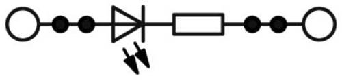 Phoenix Contact PTIO-IN 2,5/3-LED 24 GN 3244561 Initiatoren-/Aktorenklemme 0.20mm² 2.50mm² Orange von Phoenix Contact