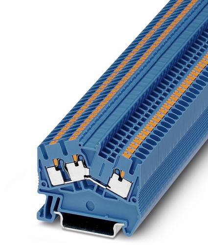 Phoenix Contact PTS 2,5-TWIN BU 3211906 Durchgangsreihenklemme Polzahl (num): 3 0.14mm² 2.5mm² Bla von Phoenix Contact