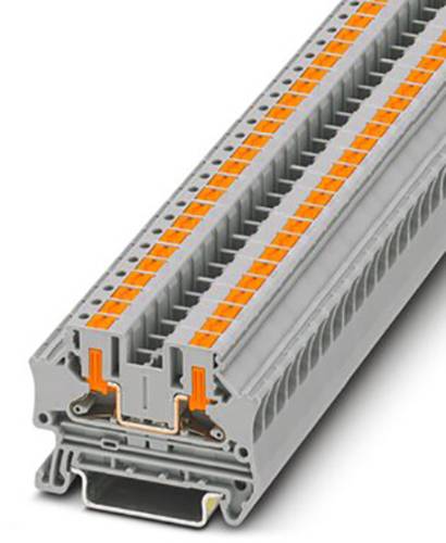 Phoenix Contact PTV 4 1088728 Durchgangsreihenklemme Polzahl (num): 2 0.2mm² 6mm² Grau 50St. von Phoenix Contact