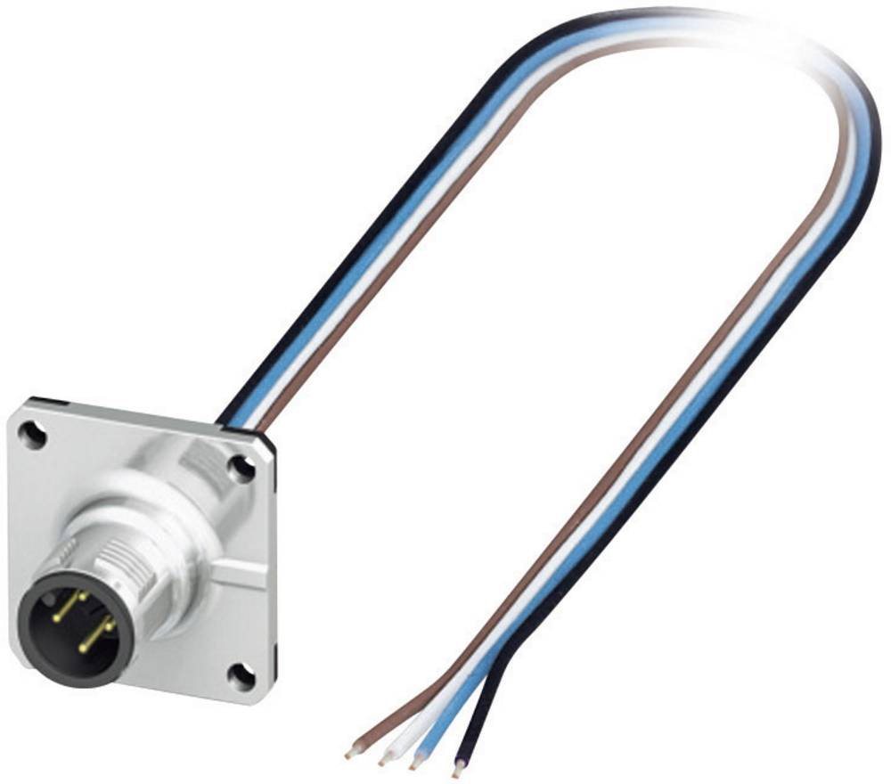 Phoenix Contact Phoenix Contact 1419991 Sensor-/Aktor-Einbausteckverbinder M12 Stecker, Einbau 0.50 m Polzahl: 4 1 S Kabelzubehör, (SACC-SQ-M12MS-4CON-25F/0.5) von Phoenix Contact