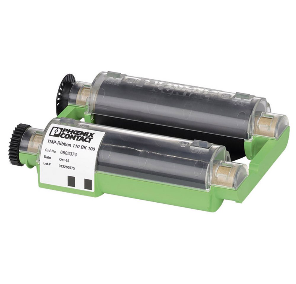 Phoenix Contact Phoenix Contact 803374 TMP-RIBBON 110 BK 100 Farbbandkassette für Ther Kabelzubehör, (TMP-RIBBON 110 BK 100) von Phoenix Contact