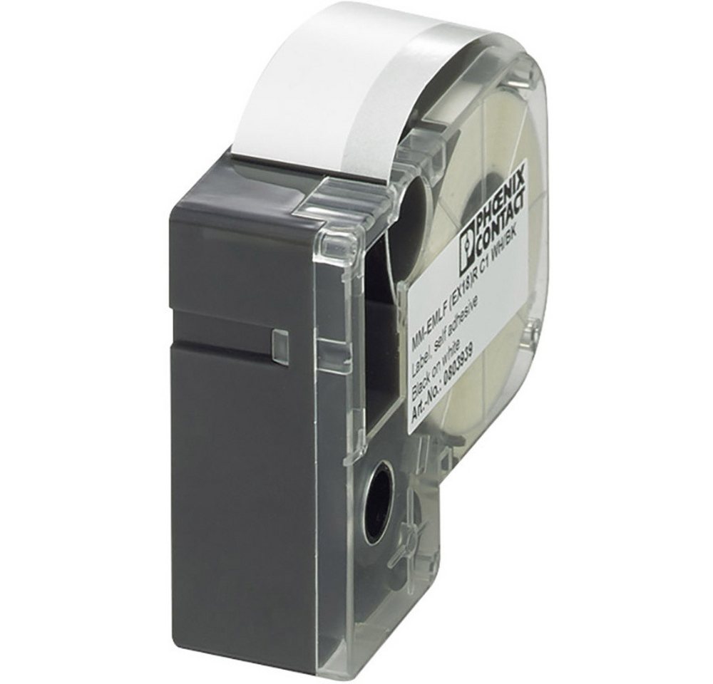 Phoenix Contact Kabelzubehör Phoenix Contact 803938 MM-EMLF (EX12)R C1 WH/BK Etiketten für Thermotr, (MM-EMLF (EX12)R C1 WH/BK) von Phoenix Contact