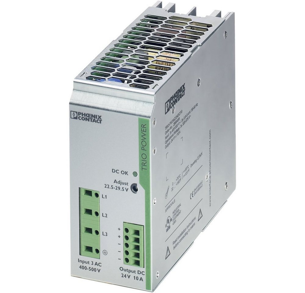 Phoenix Contact Phoenix Contact TRIO-PS/3AC/24DC/10 Hutschienen-Netzteil (DIN-Rail) 2 Hutschienen-Netzteil von Phoenix Contact