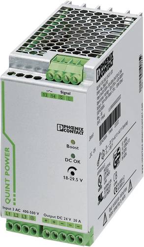 Phoenix Contact QUINT-PS/3AC/24DC/20 Hutschienen-Netzteil (DIN-Rail) 24 V/DC 20A 480W Anzahl Ausgän von Phoenix Contact