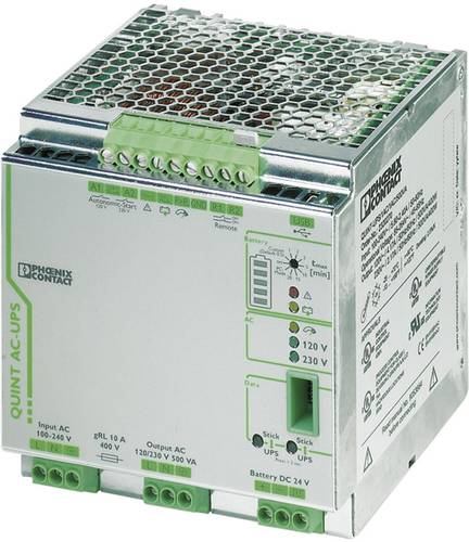 Phoenix Contact QUINT-UPS/ 1AC/1AC/500VA Industrielle USV-Anlage (DIN Rail) von Phoenix Contact