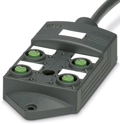 Phoenix Contact SACB-4/ 4-L-10,0PUR SCO P 1452589 Sensor/Aktorbox passiv M12-Verteiler mit Kunststof von Phoenix Contact
