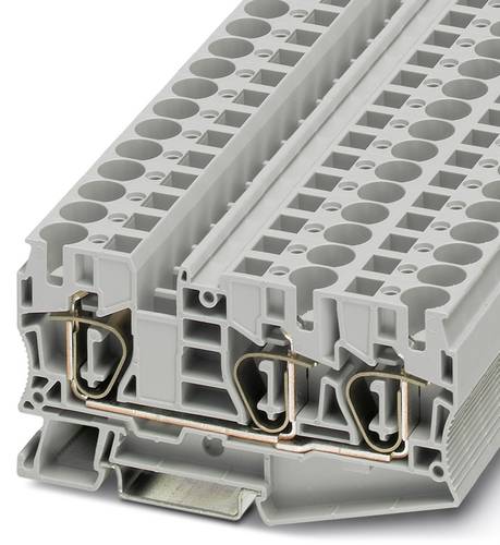 Phoenix Contact ST 10-TWIN 3035288 Durchgangsreihenklemme Polzahl (num): 3 0.2mm² 10mm² Grau 25St. von Phoenix Contact