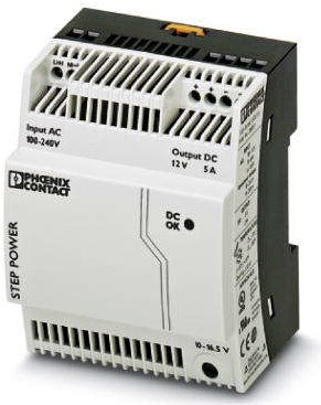 Phoenix Contact STEP-PS/ 1AC/12DC/5 - 100 - 240 V - PC - Deutschland - Schwarz - Weiß - -25 - 70 °C - -40 - 85 °C (2868583) von Phoenix Contact