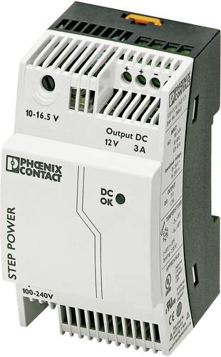 Phoenix Contact STEP-PS/1AC/12DC/3 Hutschienen-Netzteil (DIN-Rail) 12 V/DC 3.3A 36W Anzahl Ausgänge von Phoenix Contact