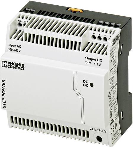 Phoenix Contact STEP-PS/1AC/24DC/4.2 Hutschienen-Netzteil (DIN-Rail) 24 V/DC 4.4A 100W Anzahl Ausgä von Phoenix Contact