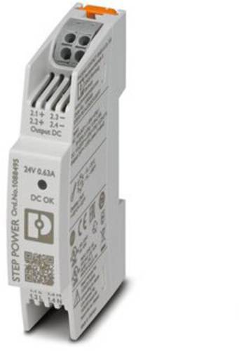 Phoenix Contact STEP3-PS/1AC/24DC/0.63/PT Hutschienen-Netzteil (DIN-Rail) 24 V/DC 0.63A 15W Anzahl A von Phoenix Contact