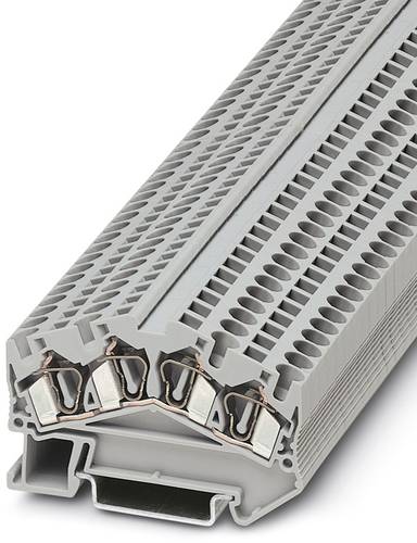 Phoenix Contact STS 4-QUATTRO 3031681 Durchgangsreihenklemme Polzahl (num): 4 0.08mm² 4mm² Grau 50 von Phoenix Contact