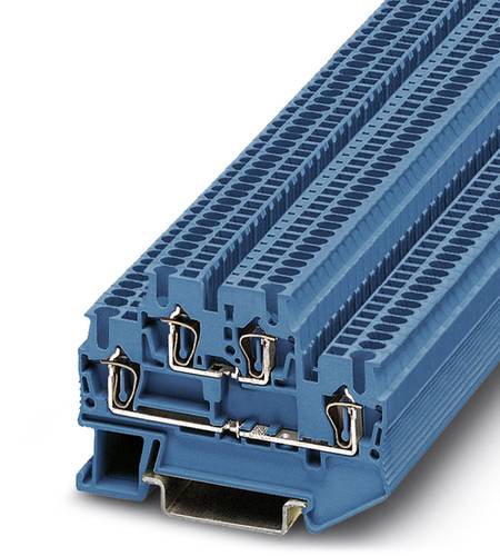 Phoenix Contact STTB 1,5 BU 3031160 Durchgangsreihenklemme Polzahl (num): 4 0.08mm² 1.5mm² Blau 50 von Phoenix Contact