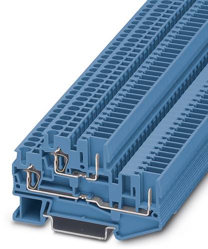 Phoenix Contact STTB 2,5/2P BU 3040672 Doppelstockklemme Polzahl (num): 4 0.08mm² 2.5mm² Blau 50St. von Phoenix Contact