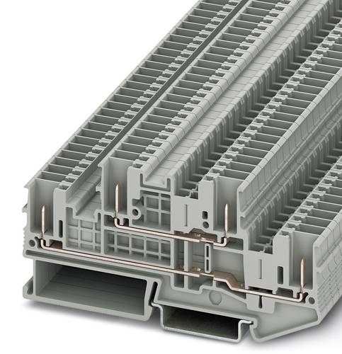 Phoenix Contact STTB 2,5/4P 3061486 Doppelstockklemme Polzahl (num): 4 0.08mm² 2.5mm² Grau 50St. von Phoenix Contact