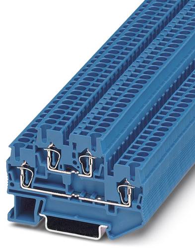 Phoenix Contact STTB 2,5 BU 3031283 Durchgangsreihenklemme Polzahl (num): 4 0.08mm² 2.5mm² Blau 50 von Phoenix Contact