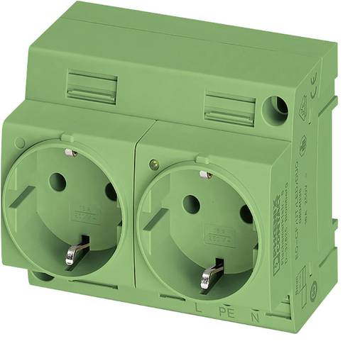Phoenix Contact Schaltschrank-Steckdose EO-CF/UT/LED/DUO/GN Grün 1St. von Phoenix Contact